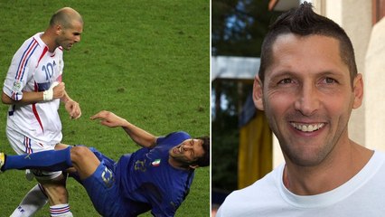 Marco Materazzi chambre Zidane pour commémorer la victoire au Mondial 2006