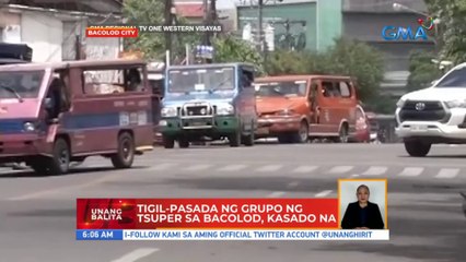 Tigil-pasada ng grupo ng tsuper sa Bacolod, kasado na | UB