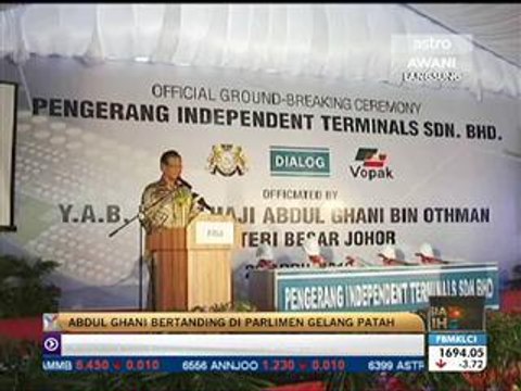 Abdul Ghani bertanding di Gelang Patah