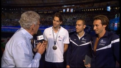 Nelson Monfort : Il gaffe en direct et donne la date de mariage de Camille Lacourt et Valérie Bègue