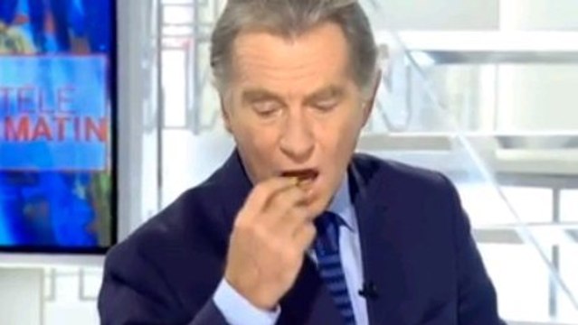 Télématin : William Leymergie mange des insectes