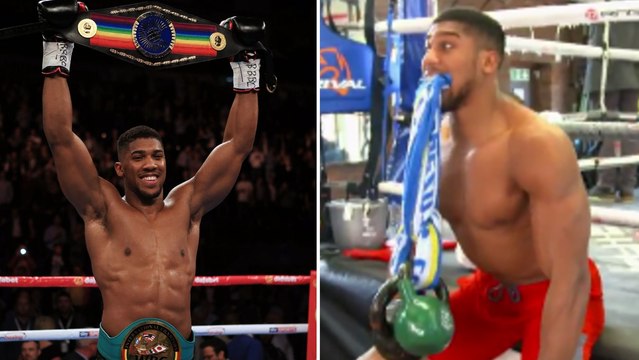 L'entraînement de machine d'Anthony Joshua pour se tailler un cou de taureau