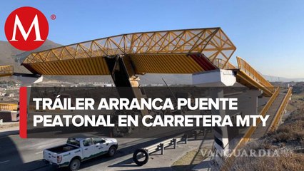 Continúan trabajos tras accidente en la carretera Saltillo-Monterrey