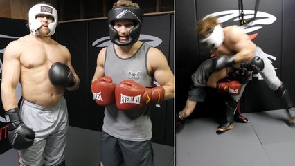 Un bodybuilder relève le défi de Shane Fazen, un combattant de MMA pro !