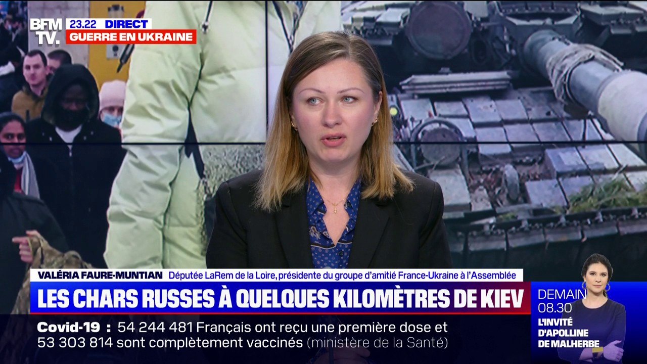 Guerre en Ukraine: la députée Valéria Faure-Muntian salue "la résilience" et "le courage" des Ukrainiens
