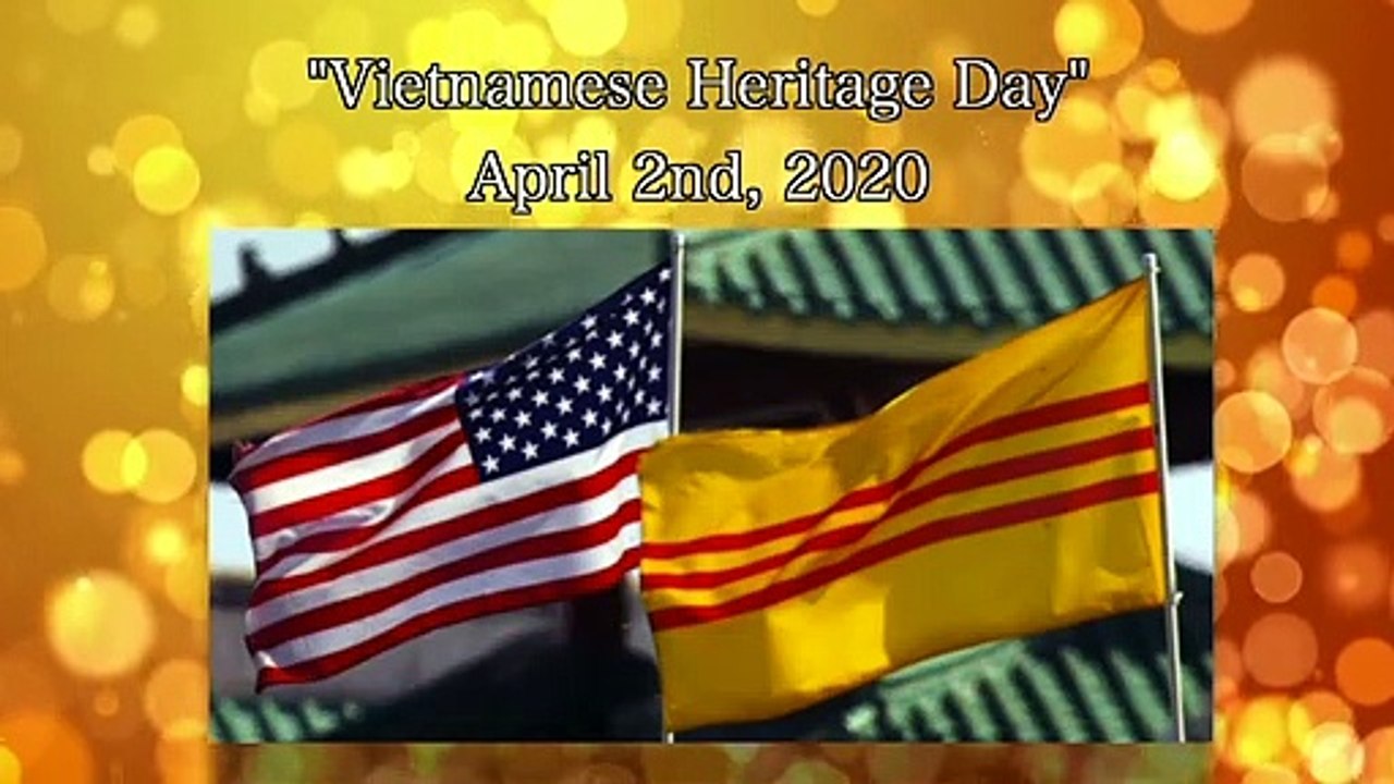 Vietnamese Heritage Day Proclamation 2020 - Nadine Woodward's Speech