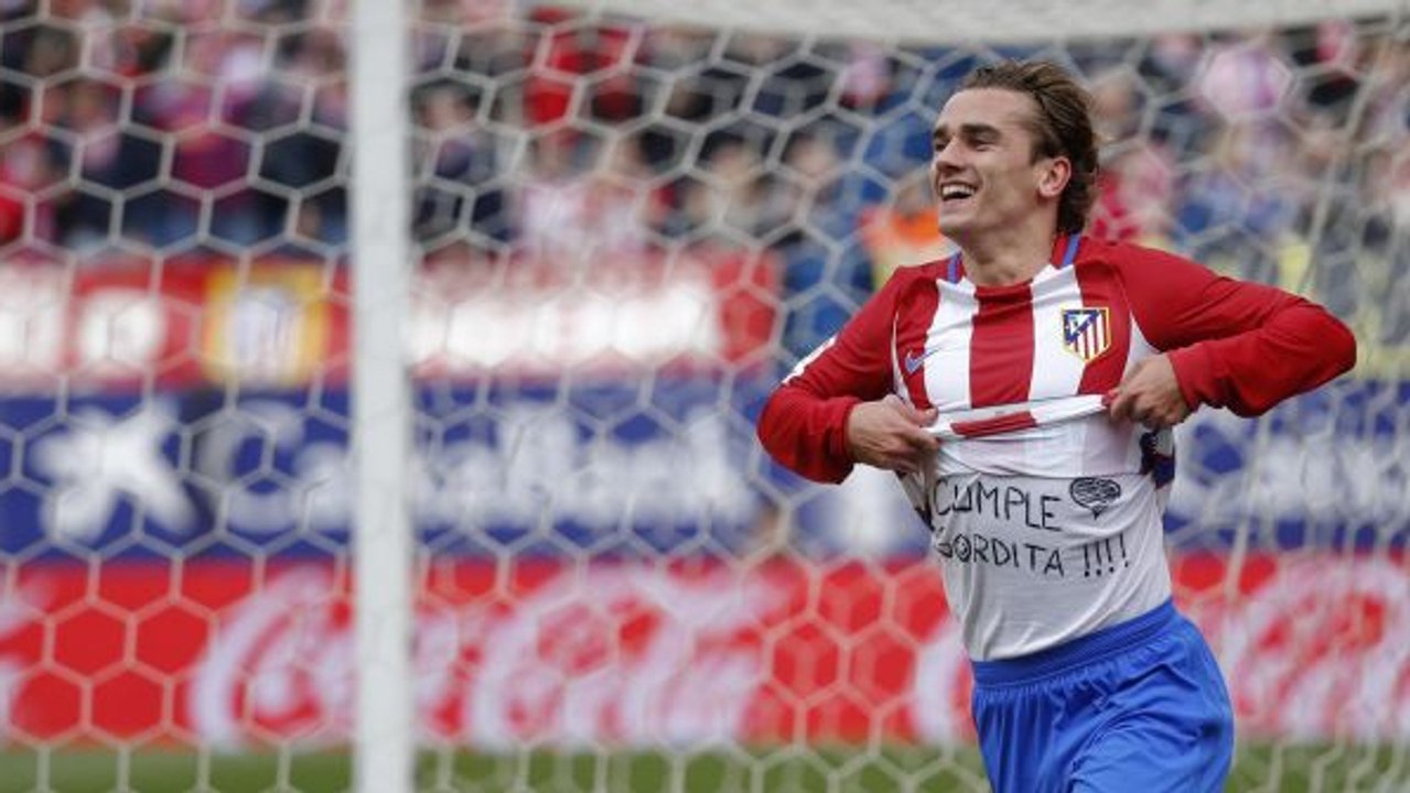 La célébration d'Antoine Griezmann contre Valence était destiné à sa compagne Erika Choperena