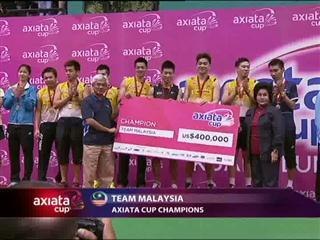 Badminton: Malaysia julang Piala Axiata 2013