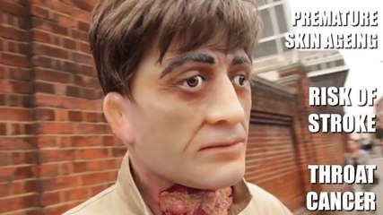 Tabac : des zombies mettent en garde les Londoniens avec une campagne choc
