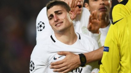 Marco Verratti révèle ce que les joueurs du Barça lui ont dit après le but de Cavani