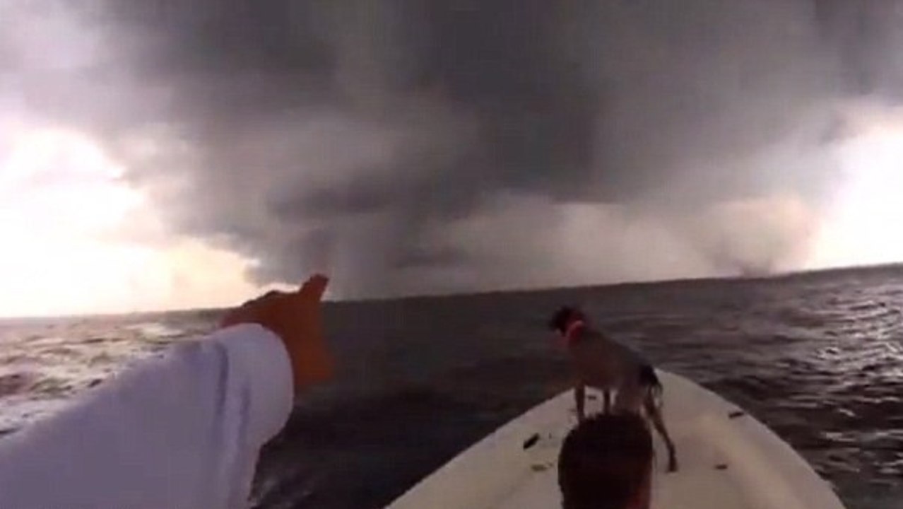Tempête : Ces deux hommes affrontent cinq tromb...