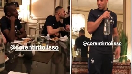 Quand Matuidi met un coup de pression à Tolisso pendant son bizutage en équipe de France