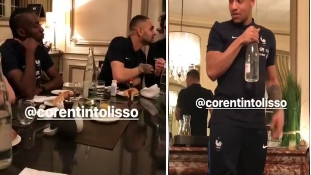 Quand Matuidi met un coup de pression à Tolisso pendant son bizutage en équipe de France