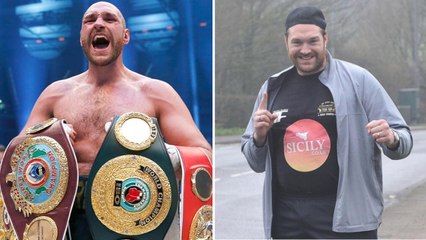 Tyson Fury a repris la boxe, mais son physique fait peine à voir...
