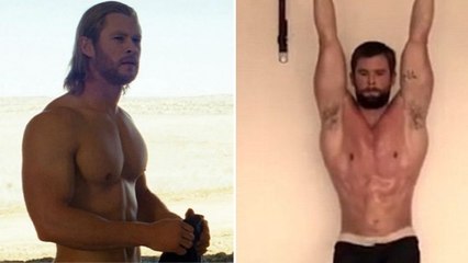 L'entraînement impressionnant de Chris Hemsworth