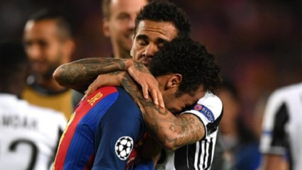 Dani Alves révèle ce qu'il a dit à Neymar pour le consoler après l'élimination du Barça par la Juve