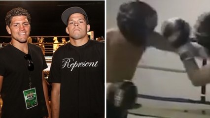 Quand Nick et Nate Diaz s'affrontent lors d'un sparring de boxe