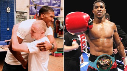 Anthony Joshua revient dans sa première salle et offre une BMW M6 à son premier coach Sean Murphy