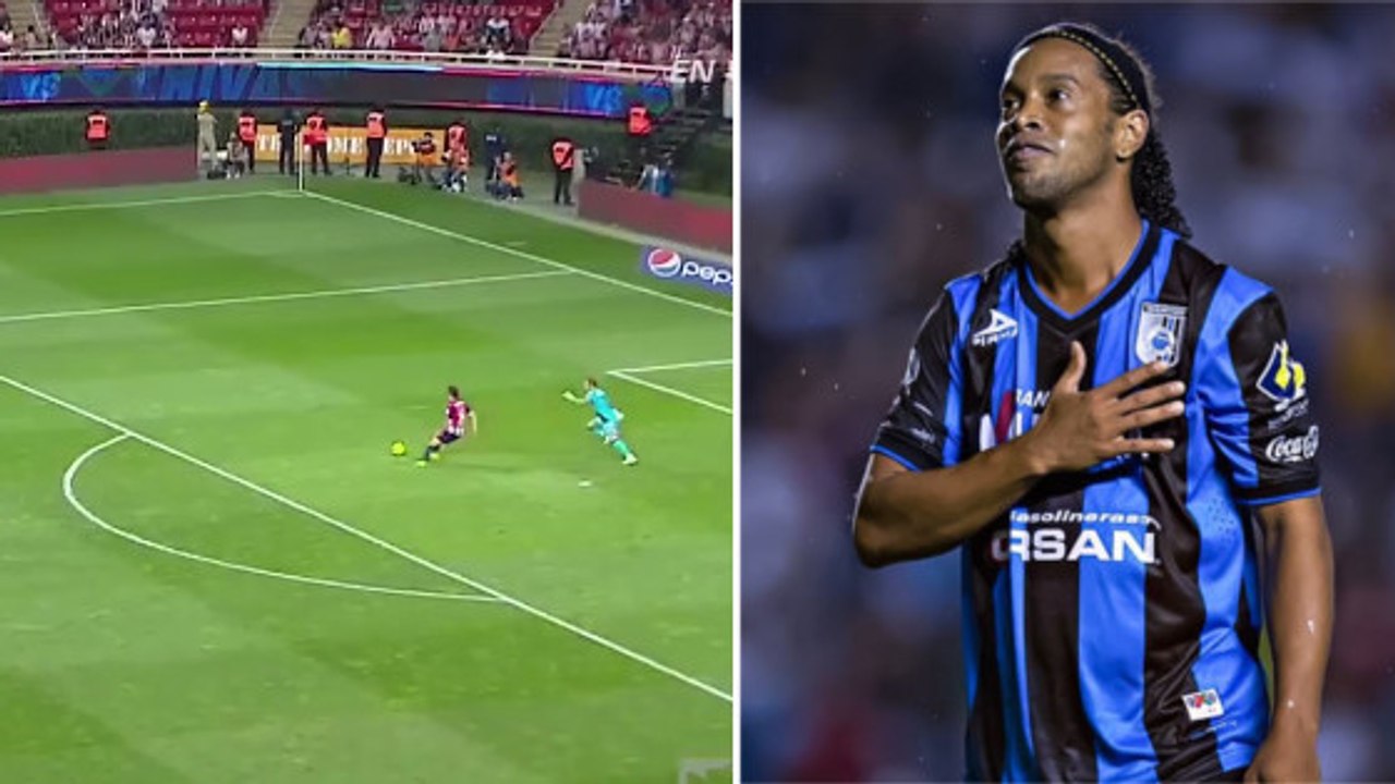 Un joueur mexicain s'inspire de Ronaldinho pour marquer le but le plus astucieux de l'année