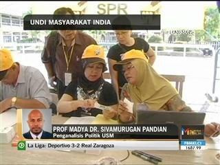 Penganalisis Politik: Undi Masyarakat India