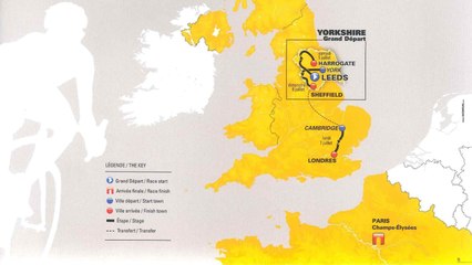 Parcours du Tour de France 2014 : le tracé des étapes du TDF du départ à l'arrivée