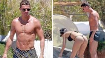 Cristiano Ronaldo prend du bon temps avec sa copine Georgina Rodriguez à Ibiza