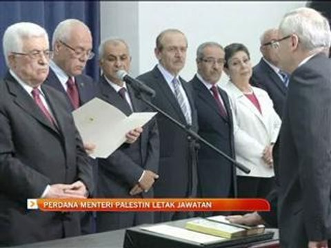 Perdana Menteri Palestin letak jawatan