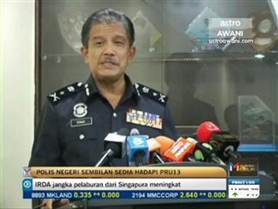 Polis Negeri Sembilan sedia hadapi PRU
