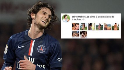 Adrien Rabiot se fait choper sur Instagram à liker des photos de femmes dénudées