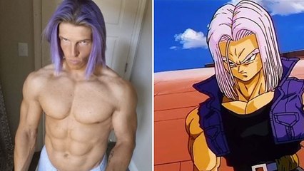 Julian Louw, coach de fitness, a tout fait pour ressembler à Trunks de Dragon Ball Z