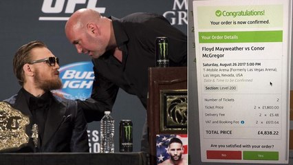 Dana White annonce une mauvaise nouvelle aux fans qui ont déjà acheté des tickets pour Mayweather vs McGregor