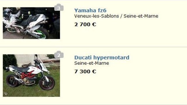 Le Bon Coin : l'incroyable arnaque d'un voleur de motos qui utilisaient vos annonces pour sévir