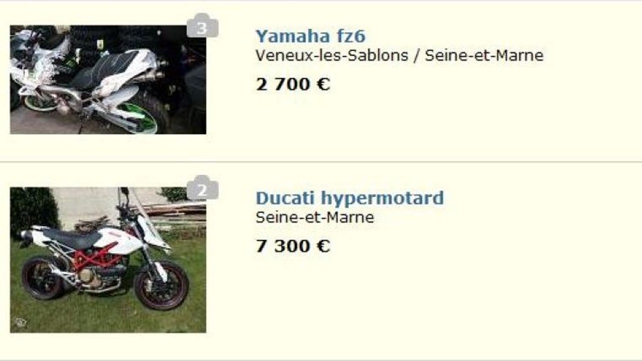 Le Bon Coin : l'incroyable arnaque d'un voleur de motos qui utilisaient vos annonces pour sévir