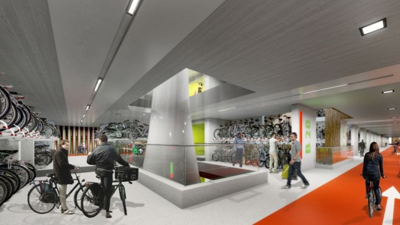 Découvrez le plus grand garage à vélos du monde