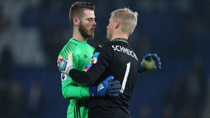 Kasper Schmeichel, le gardien de Leicester pourrait être le remplaçant de David De Gea à Manchester United