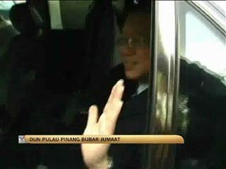 DUN Pulau Pinang bubar Jumaat