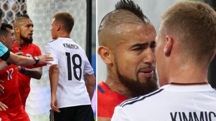Arturo Vidal à Joshua Kimmich lors de la finale de la Coupe des confédérations : "Parle moins et joue plus"