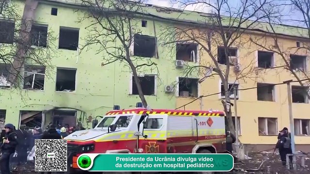 Ucrânia: imagens de hospital infantil destruído geram reações nas redes sociais