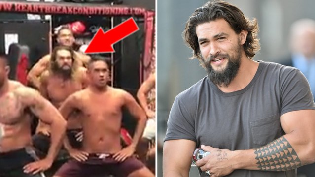 Jason Momoa fait un haka avec plusieurs combattants de l'UFC : frissons garantis !