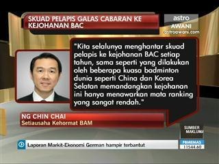 Skuad pelapis badminton ke Kejohanan BAC