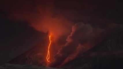 Découvrez l'éruption du volcan Klioutchevskoï dans un time-lapse impressionnant