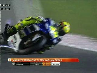 Marquez terpantas di sesi latihan bebas