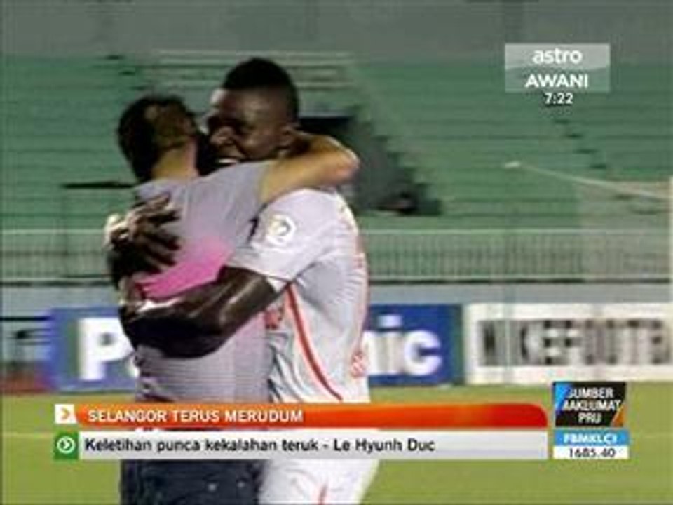 Selangor terus merudum