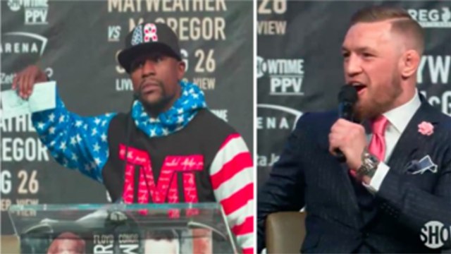 Conor McGregor vs Floyd Mayweather : l'irlandais a vu son micro coupé par les organisateurs