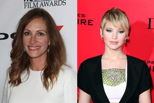 Jennifer Lawrence : L'actrice de Hunger Games subit la jalousie de Julia Roberts sur MTV