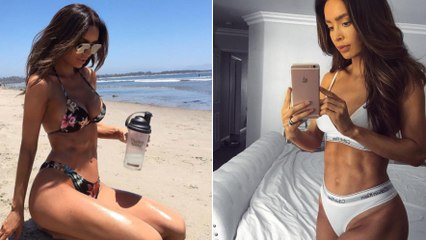 Cette fitgirl a des abdos de folie alors qu'elle est enceinte de 6 mois