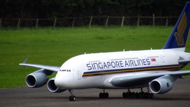 Cet A380 télécommandé est la réplique parfaite d'un véritable Airbus