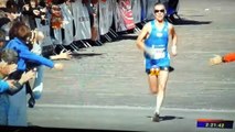Ce coureur termine son marathon d'une bien drôle de façon... La honte !