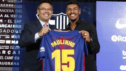 Le nombre de maillots floqués Paulinho vendu par le Barça fait peur...