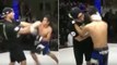 Au bord du KO, un combattant de MMA confond l'arbitre avec son adversaire